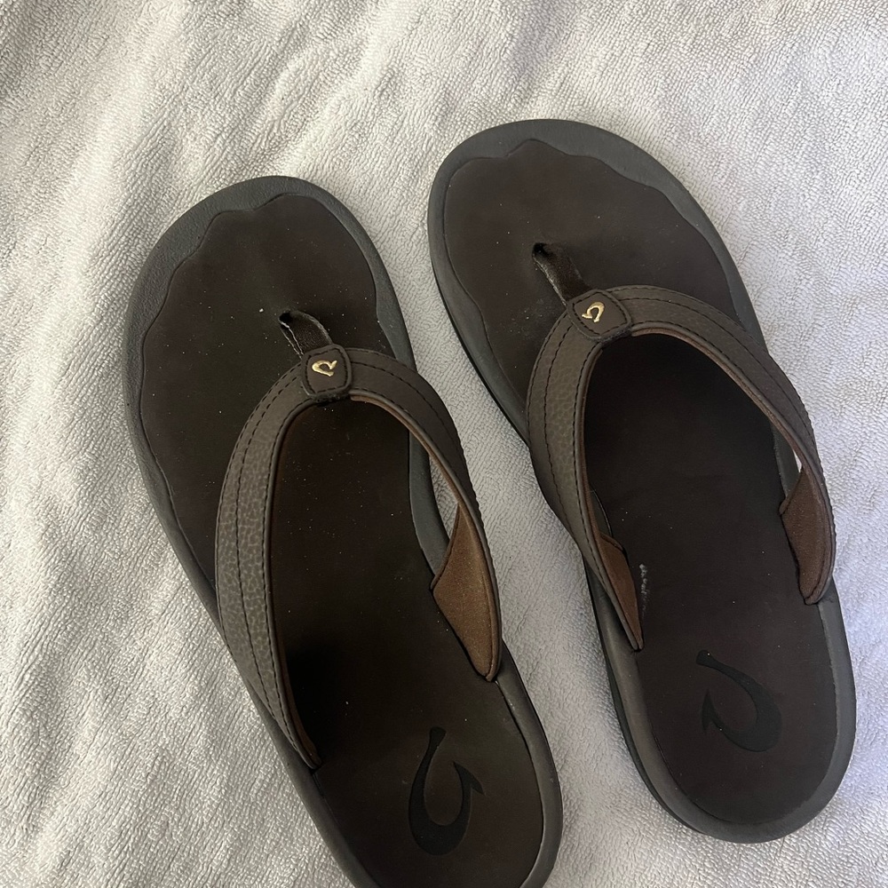 OluKai 'Ohana Sandals in Dark Java Brown